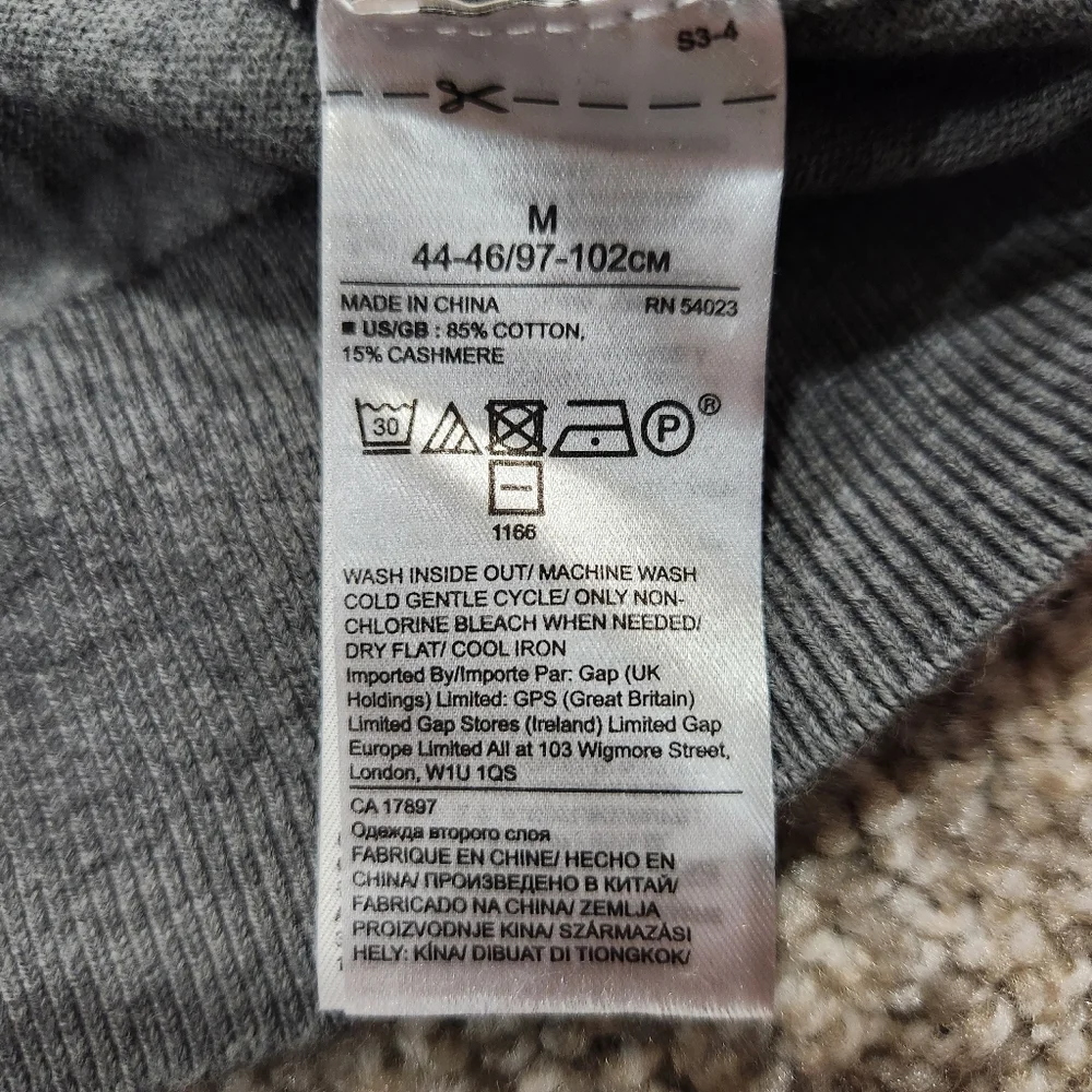 Banana Republic Cotton Cashmere Crewneck Sweatsr (Men's M)